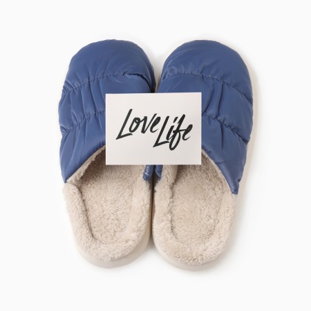 Male slippers, size 42-43, blue color-9