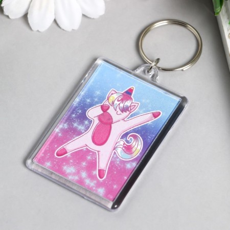 Acryl key a "unicorn" 3.5x5 cm-1