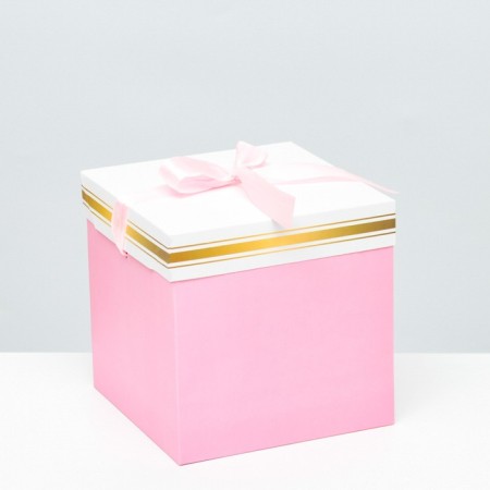 Self -charged pink box 15x15x15 cm