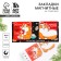 New Year. Magnetic bookmarks 2 pcs on the “New Year's cat” substrate