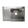 Kitchen sink Aflorn AF97851-R, Right-off, right, S = 3.0 and 0.8 mm, 78x51x22 cm, siphon, satin