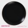 Board ceramic dining shade "Vanilla", d = 27 cm, black color