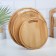 A set of cutting boards from birch without a stand, 3 pcs, 20x20, 24x24 and 26x26 cm