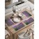 A set of napkins for setting the lavender in color, rectangular, rounded edges, size 30x46 cm, 4 pcs