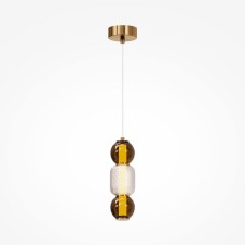 Suspension lamp Maytoni Mod273PL-L16G3K, LED, 16W, 12x12x339 cm, 2000lm, color gold