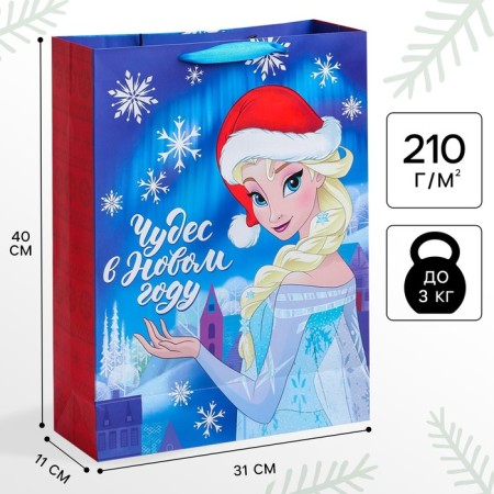New Year. Gift package, 31x40x11 cm, packaging, cold heart
