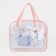 Lightning cosmetic bag, pink color