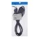 Network cord with dimmer for sconces, 100 watts, 1.5 m, black