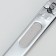 Kusachki - Pedicier Kniper, 10 cm, with a file, silver color