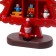 New Year's souvenir "Christmas tree with cells for gifts", 14.5 × 19.5 cm, red