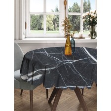 The tablecloth “Storms on the marble”, round, Saten, d = 150 cm