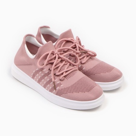 Women's sneakers, pink color, micx print, size 37-3