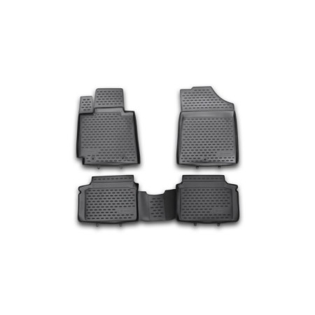 Rugs in the salon Hyundai Veloster, 2012-2016 4 pcs. (polyurethane)
