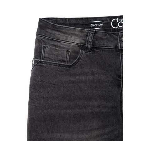 Women's jeans modeling Conte Elegant Skinny, size XS, color Washed Black-7