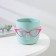 Kashpo for flowers with an insert “Marie”, 650 ml, D = 11.5 cm, h = 10.5 cm, pistachio color