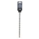 Tundra concrete drill, cross tip, double spiral, SDS-Plus, 10 x 210 mm