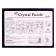 Puzzle 3D crystalline "Dolphin", 39 details, mix
