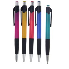 Balloon handle Calligrata, automatic, 0.5 mm, with a rubber holder, blue rod, mix