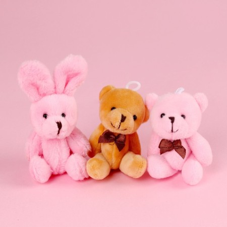Soft toy "only for you", bear, color mix-7