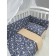 Kit in the crib Baby Boom 3 objects, blue color