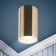 Lamp 1x50W GU10 5.5x5.5x10 cm, gold