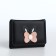 Kid wallet on the button, black color