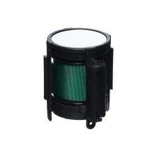 Cassette with an exhaust ribbon - 470 cm, height - 11 cm, width - 48 mm, green