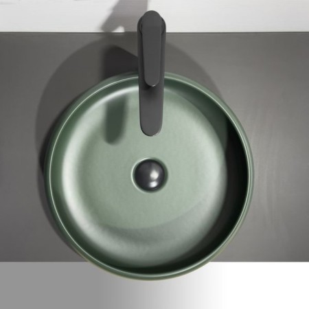 Comforty 114mdg pad, round, dark green matte color-3
