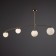 Freya FR5443CL-04BS HANGER, 1200X180X615 mm ceiling lamp, E14, 4x60W, brass color