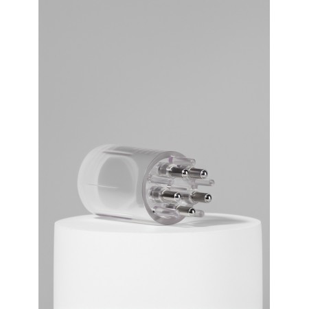 Massager d/head with the reservoir D2.7*5.5cm 5ml measuring scale plastic K/box QF-2