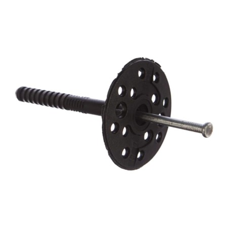 Dowel "bison", for insulating materials, with a metal nail, 10x160 mm, 100 pcs-3
