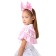 Carnival set "Doll", plush cape, rim, height 98-128 cm, pink
