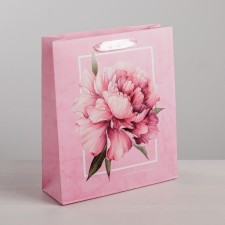 Gift laminated vertical, packaging, “peony”, S 12 x 15 x 5.5 cm