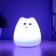 Nightlight "Antistress Tyakish Kotka" Led RGB from batteries 3AAA 9.5x9.5x10.5 cm Risalux