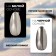 Nail rubbing, with an applicator, color mirror transparent shine