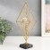 Souvenir interior metal, glass "Geometric rhombus" gold 28x13x13 cm
