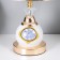 Dominica table lamp E27 40W white-gold 25x25x36 cm Risalux