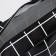 Cosmetic bag with lightning, black color