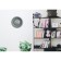 Wall clock, series: classic, smooth move, d = 25.4 cm, without glass, gray