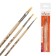 Set of brushes bristles 3 pieces, calligrata (round No. 2; flat No.: 4, 8), wooden handle
