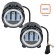 Farah LED Airline Pro, adjustable light border, 32W, D-90 mm, in a set of 2 pcs
