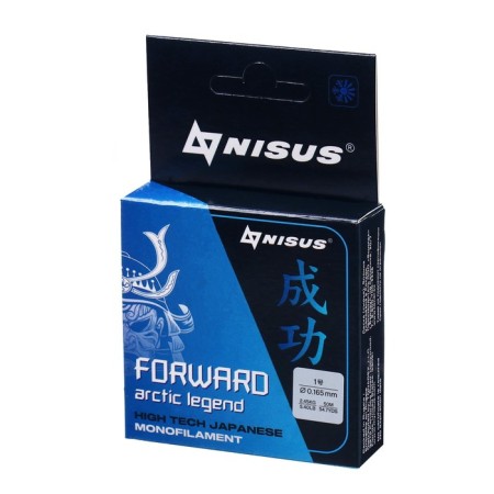 Nisus Forward Arctic Legend, diameter 0.165 mm, test 2.45 kg, 50 m, Nylon Transparent-1
