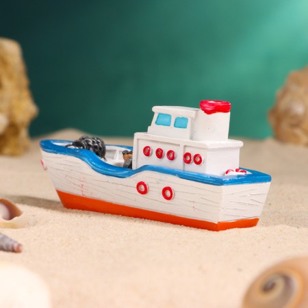 Souvenir ship "Fisherman" 10cm-2