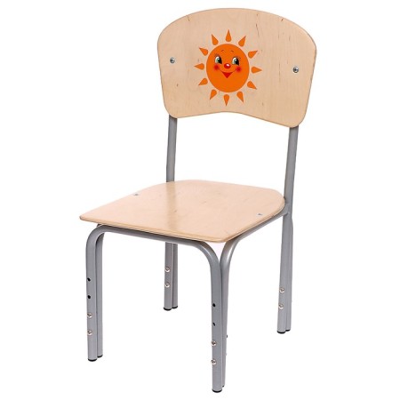 The stool is adjustable "kuzya", plywood (1-3), sun, back-bubble
