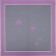 Matte flowers film, "Flowers with a border", 58x58cm, lilac