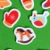 New Year's spandes from felt "Christmas tree"
