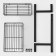 Kitchen shelf 2-tier shade, 33.5 × 20.5 × 39 cm, black color