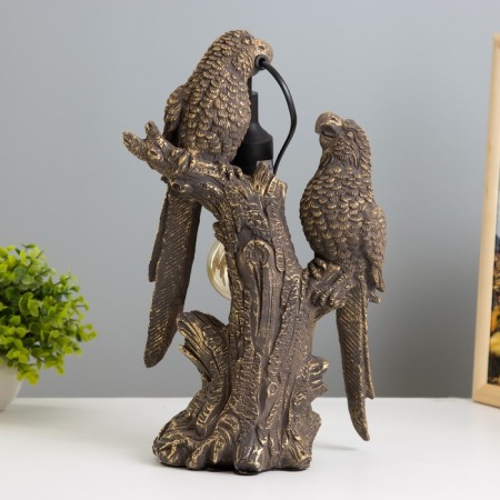 Highway "Parrots" E27 40W gold 21x12x34 cm Risalux-3