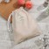 Bag Textile Ethel ECO, col. Milk, 27x34 cm, 70% HL, 30% linen, 190 g/m2