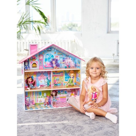 House Puppet Tenth Kingdom Dream House "Cottage", two -story, fast assembly